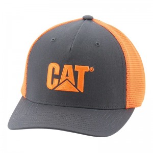 CatFootweat Hi-Vis Mesh Cap ウェア メンズ オレンジ | 8253-JYPUQ