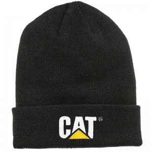 CatFootweat Trademark Cuff Beanie 作業着 レディース 黒 | 3812-ZWSCG