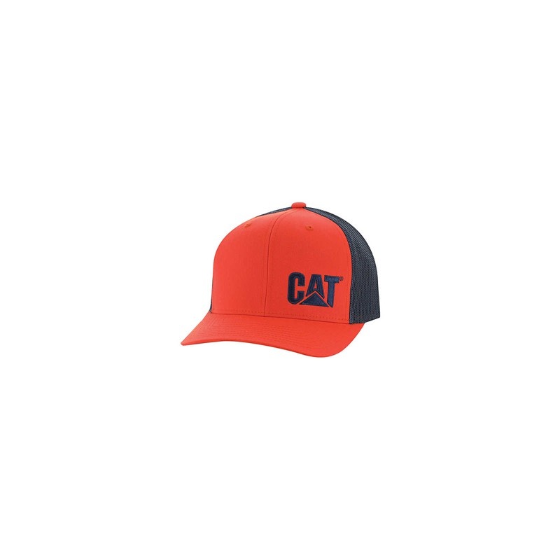 CatFootweat Cat Trademark Trucker Hat 作業着 レディース オレンジ | 5924-UWLST