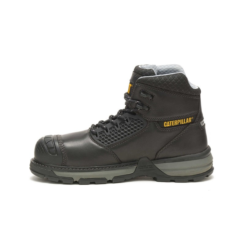 CatFootweat Excavator Superlite Cool Carbon Composite つま先 ワークブーツ メンズ 黒 | 6320-IDEJU