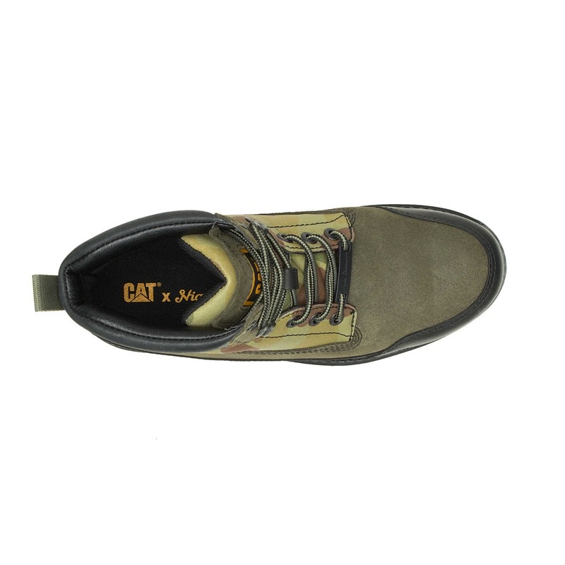 CatFootweat X Nigel Cabourn Utah - Unisex Styles ブーツ レディース 黒 | 3265-QOZGK